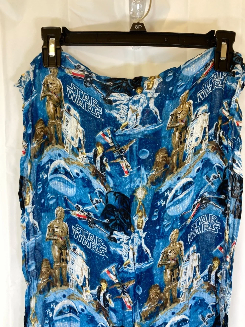 Star Wars Scarf Light Weight Blue A New Hope Designs Tag Missing